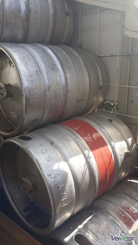 Barris de inox 50 lt com torneira