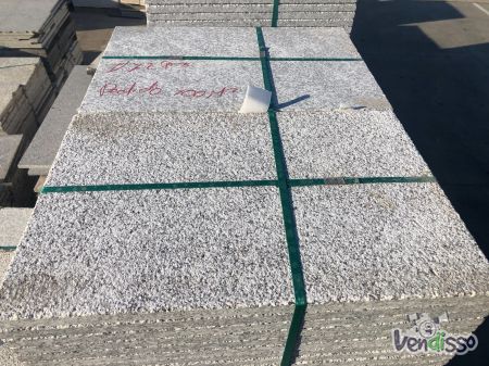 Mosaico de granito cinza picado de primeira qualidade