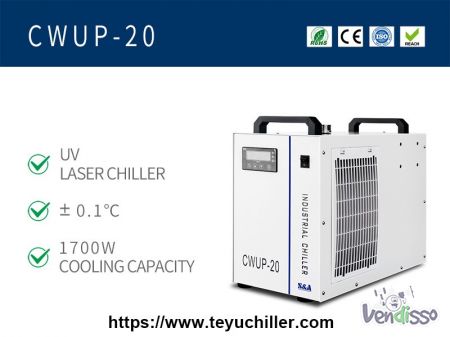Resfriador de água a laser ultrarrápido CWUP-20