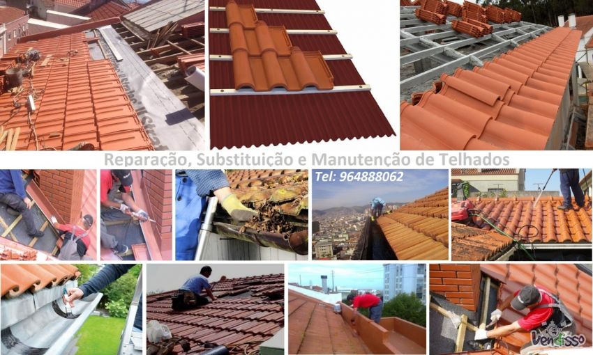 Reparação, Substituição e Manutenção de Telhados - 96488
