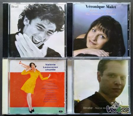 Lote Pack Cds de música francesa e outros