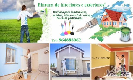 Serviços profissionais de pintura, envernizamento, lacagem.