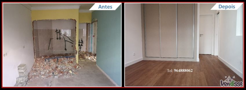 1. Renovação de Apartamentos, Restauro de Apartamento, Reabilitação de apartamentos, Remodelação de Apartamentos, Remodelação Casa de banho, Remodelaçã de Cozinha, Pintura Apartamentos, Reparação telhado, 964 2