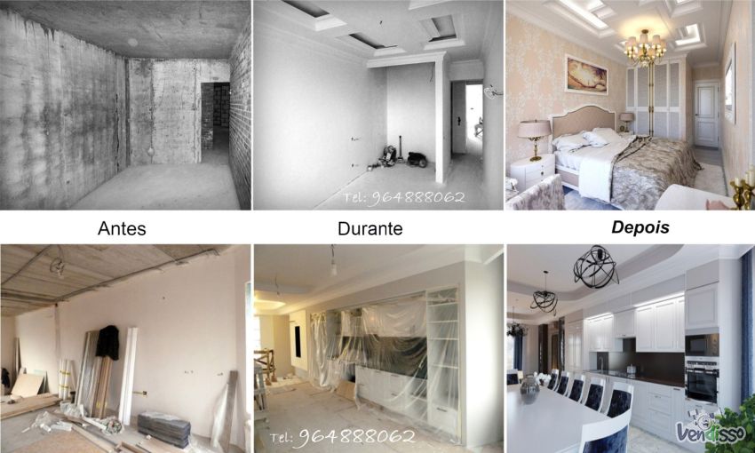 4. Renovação de Apartamentos, Restauro de Apartamento, Reabilitação de apartamentos, Remodelação de Apartamentos, Remodelação Casa de banho, Remodelaçã de Cozinha, Pintura Apartamentos, Reparação telhado, 964 2