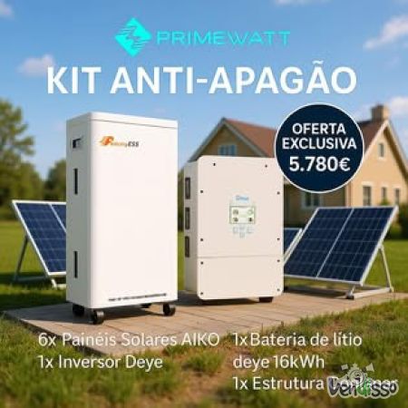 Instalações Fotovoltaicas com Armazenamento/Bateria 16kW