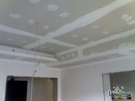 Tetos falsos, Divisorias de pladur, Pintura.